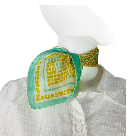 Vintage Accessories - vintage vera neumann 1950’s silk small scarf